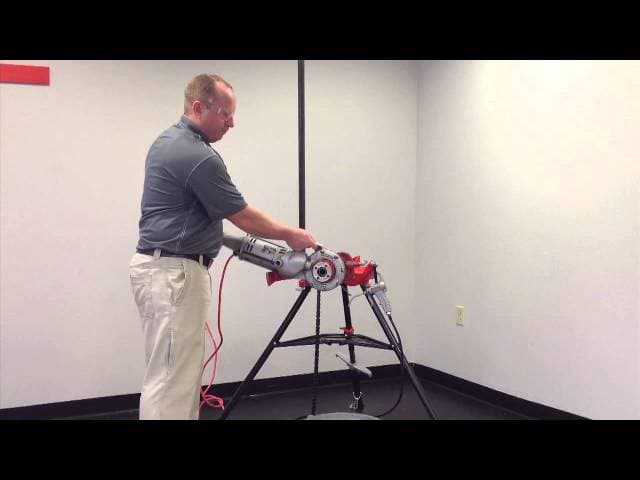 How To Use the RIDGID® 700 Hand-Held Power Drive