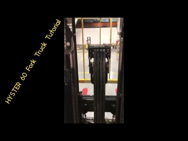 Hyster 60 Fork Truck   Fork Lift Walkaround   Tutorial   2017   Warehouse   Shipping   Recieving