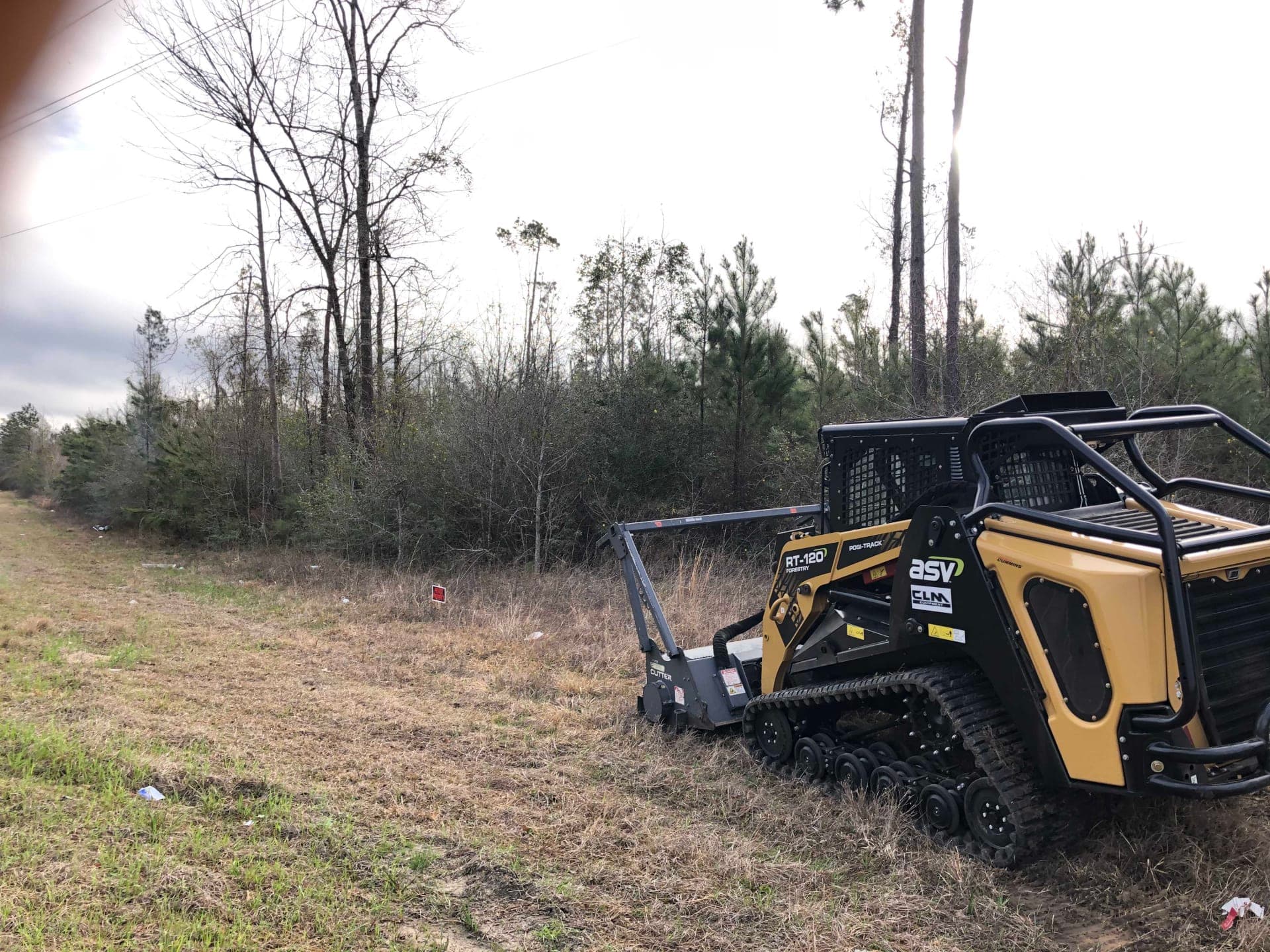 Land clearing, forestry mulching services