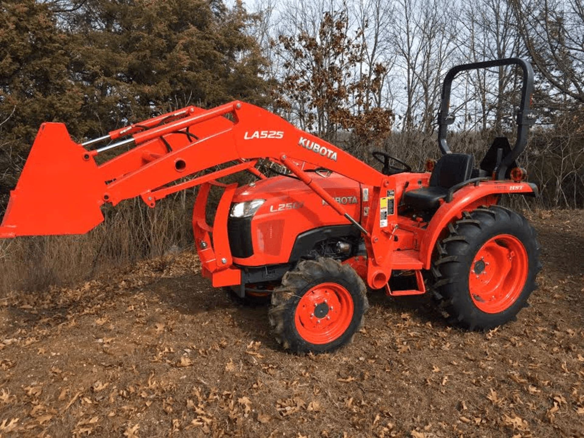 Kubota L2501 with Loader/BrushHog/Boxblade