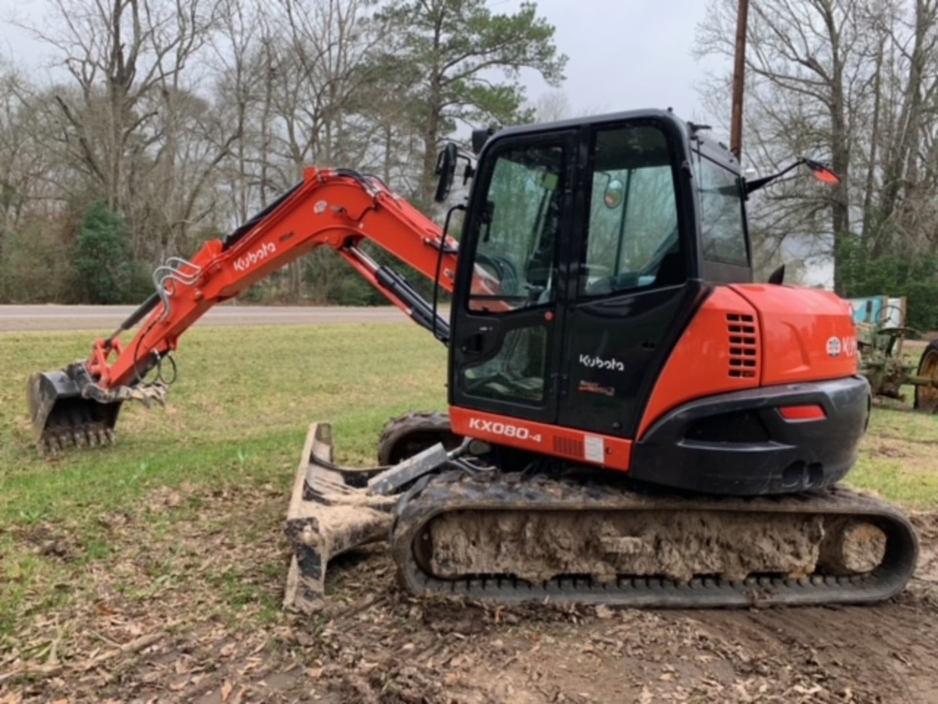 Kubota KX080-4 excavator