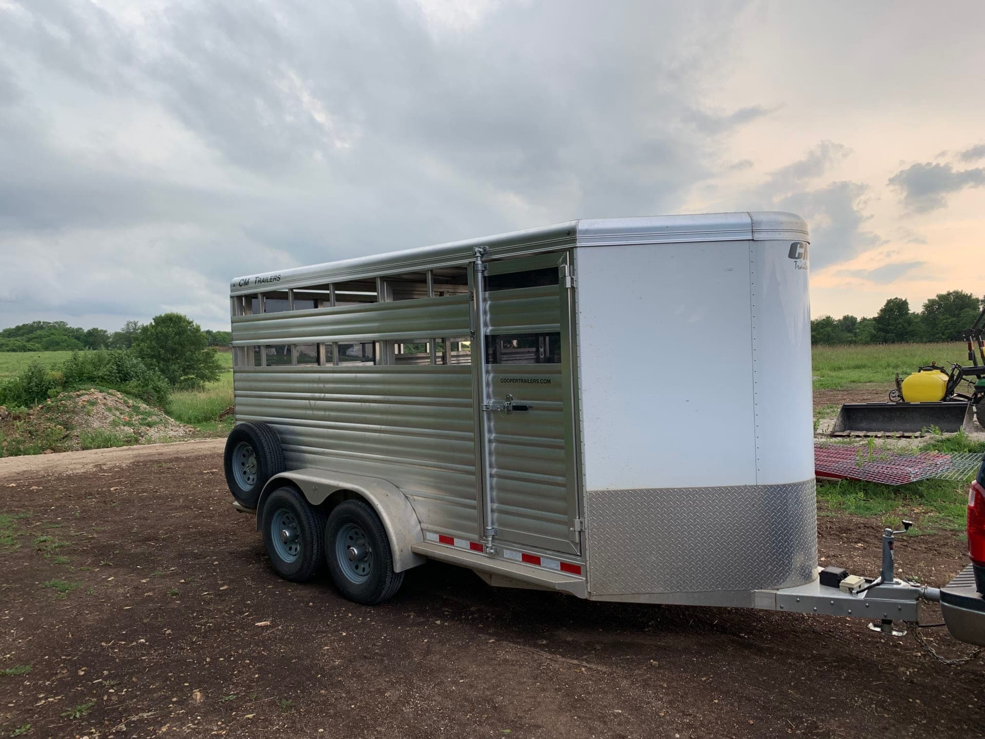 Cooper 14ft Aluminum Stock Trailer
